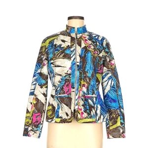 Chico's Multicolor Abstract Blazer